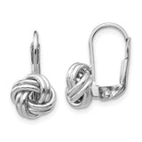 14k-white-gold-polished-love-knot-leverback-earrings-SolomonJeweler-Wichita-KS-CustomJewelry