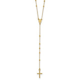 14k-polished-rosary-24-inch-necklace-SolomonJeweler-Wichita-KS-CustomJewelry