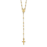 14k-gold-polished-d-c-w-3in-ext-rosary-necklace-SolomonJeweler-Wichita-KS-CustomJewelry