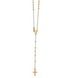 14k-polished-beaded-rosary-16-5-inch-necklace-SolomonJeweler-Wichita-KS-CustomJewelry