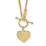 14k-polished-3-strand-d-c-heart-toggle-necklace-SolomonJeweler-Wichita-KS-CustomJewelry