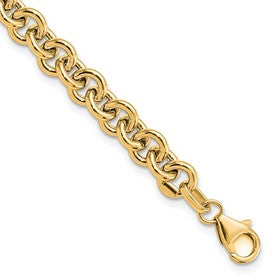 14k-polished-fancy-6-5mm-rolo-link-bracelet-SolomonJeweler-Wichita-KS-CustomJewelry