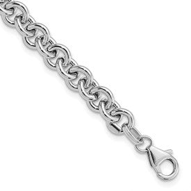 14k-white-polished-fancy-6-5mm-rolo-link-bracelet-SolomonJeweler-Wichita-KS-CustomJewelry