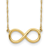 14k-polished-infinity-necklace-SolomonJeweler-Wichita-KS-CustomJewelry