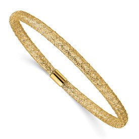 14k-stretch-mesh-bracelet-SolomonJeweler-Wichita-KS-CustomJewelry