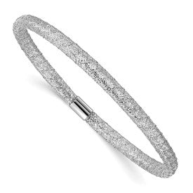 14k-with-white-rhodium-plating-stretch-mesh-bracelet-SolomonJeweler-Wichita-KS-CustomJewelry