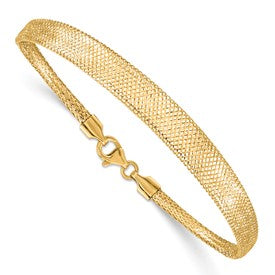 14k-stretch-mesh-graduated-bracelet-SolomonJeweler-Wichita-KS-CustomJewelry