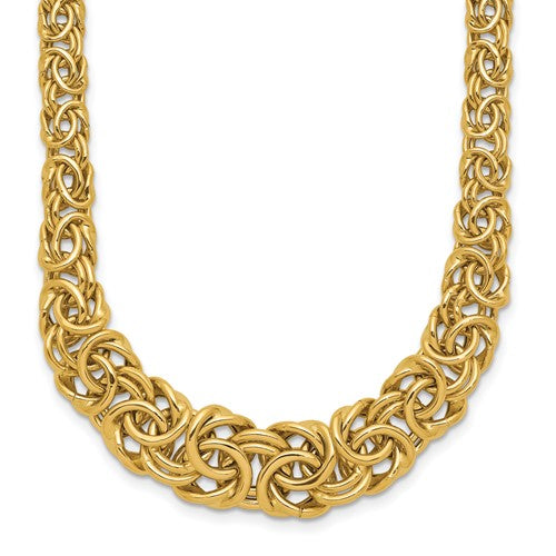 14k-graduated-byzantine-necklace-SolomonJeweler-Wichita-KS-CustomJewelry