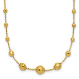 14k-polished-and-textured-beaded-17in-necklace-SolomonJeweler-Wichita-KS-CustomJewelry