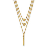 14k-three-layer-d-c-bead-star-bar-necklace-SolomonJeweler-Wichita-KS-CustomJewelry