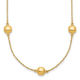 14k-polished-5-station-16in-w-2-in-ext-necklace-SolomonJeweler-Wichita-KS-CustomJewelry