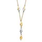 14k-two-tone-polished-fancy-y-drop-necklace-SolomonJeweler-Wichita-KS-CustomJewelry