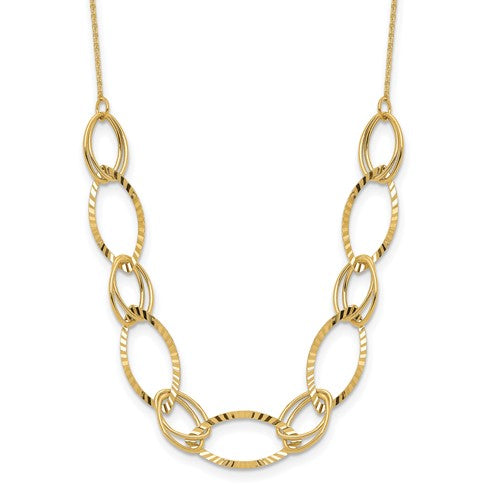 14k-polished-d-c-oval-link-necklace-SolomonJeweler-Wichita-KS-CustomJewelry