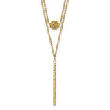 14k-double-layer-hollow-bead-d-c-bar-2-in-necklace-SolomonJeweler-Wichita-KS-CustomJewelry