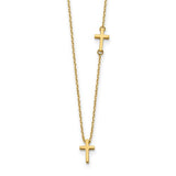14k-sideways-cross-and-cross-pendant-necklace-SolomonJeweler-Wichita-KS-CustomJewelry