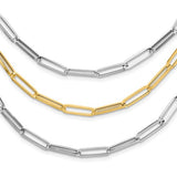 14k-two-tone-polished-fancy-link-necklace-SolomonJeweler-Wichita-KS-CustomJewelry