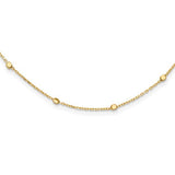 14k-polished-cube-stations-w-2in-ext-necklace-SolomonJeweler-Wichita-KS-CustomJewelry