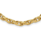14k-polished-grooved-fancy-oval-link-necklace-SolomonJeweler-Wichita-KS-CustomJewelry