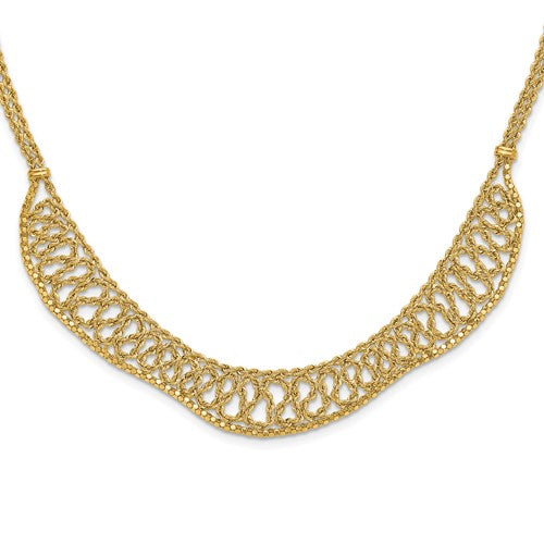 14k-d-c-braided-rope-chain-fancy-front-drape-necklace-SolomonJeweler-Wichita-KS-CustomJewelry