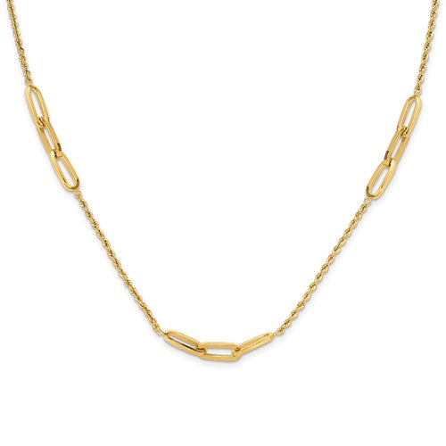 14k-polished-and-d-c-fancy-link-rope-necklace-SolomonJeweler-Wichita-KS-CustomJewelry