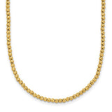 14k-polished-and-diamond-cut-beaded-18in-necklace-SolomonJeweler-Wichita-KS-CustomJewelry