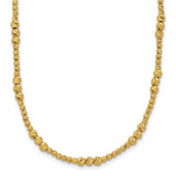 14k-diamond-cut-beaded-18in-necklace-SolomonJeweler-Wichita-KS-CustomJewelry