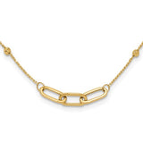 14k-polished-and-diamond-cut-fancy-necklace-SolomonJeweler-Wichita-KS-CustomJewelry