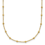 14k-polished-and-diamond-cut-beaded-necklace-SolomonJeweler-Wichita-KS-CustomJewelry