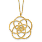 14k-polished-floral-pendant-17in-necklace-SolomonJeweler-Wichita-KS-CustomJewelry