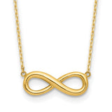 14k-polished-infinity-16-5in-with-1in-ext-necklace-SolomonJeweler-Wichita-KS-CustomJewelry