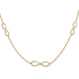 14k-polished-infinity-stations-16in-with-2in-ext-necklace-SolomonJeweler-Wichita-KS-CustomJewelry