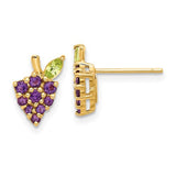 14k-gold-amethyst-and-peridot-grapes-post-earrings-SolomonJeweler-Wichita-KS-CustomJewelry