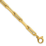 14k-polished-7-5-fancy-link-bracelet-SolomonJeweler-Wichita-KS-CustomJewelry
