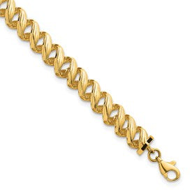 14k-polished-open-spiral-link-7-5in-bracelet-SolomonJeweler-Wichita-KS-CustomJewelry