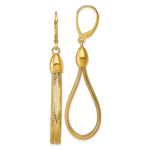 14k-polished-flexible-leverback-dangle-earrings-SolomonJeweler-Wichita-KS-CustomJewelry