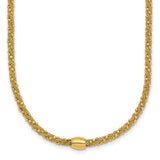 14k-polished-and-textured-twist-with-bead-17in-necklace-SolomonJeweler-Wichita-KS-CustomJewelry