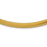 14k-polished-mesh-17in-necklace-SolomonJeweler-Wichita-KS-CustomJewelry