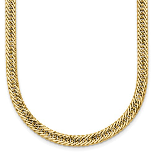 14k-polished-17in-fancy-hollow-link-necklace-SolomonJeweler-Wichita-KS-CustomJewelry