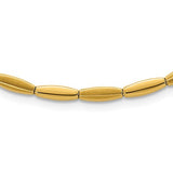 14k-brushed-and-polished-fancy-bar-link-4mm-necklace-SolomonJeweler-Wichita-KS-CustomJewelry