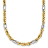 14k-w-white-rhodium-polished-fancy-link-18in-necklace-SolomonJeweler-Wichita-KS-CustomJewelry