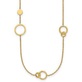 14k-polished-circle-pattern-necklace-SolomonJeweler-Wichita-KS-CustomJewelry