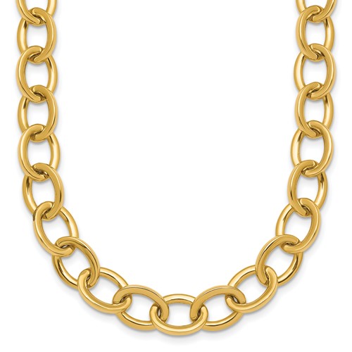 14k-polished-round-oval-chain-9mm-necklace-SolomonJeweler-Wichita-KS-CustomJewelry