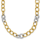 14k-two-tone-polished-fancy-circle-chain-9-75mm-necklace-SolomonJeweler-Wichita-KS-CustomJewelry