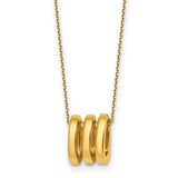 14k-polished-3-oval-rings-16in-with-2in-ext-necklace-SolomonJeweler-Wichita-KS-CustomJewelry