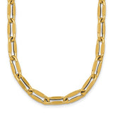 14k-polished-flat-fancy-link-18-necklace-SolomonJeweler-Wichita-KS-CustomJewelry