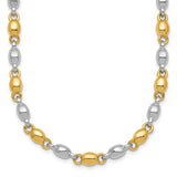 14k-two-tone-polished-round-fancy-link-5-25mm-necklace-SolomonJeweler-Wichita-KS-CustomJewelry