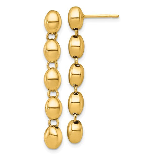 14k-polished-round-fancy-link-5-25mm-post-dangle-earrings-SolomonJeweler-Wichita-KS-CustomJewelry