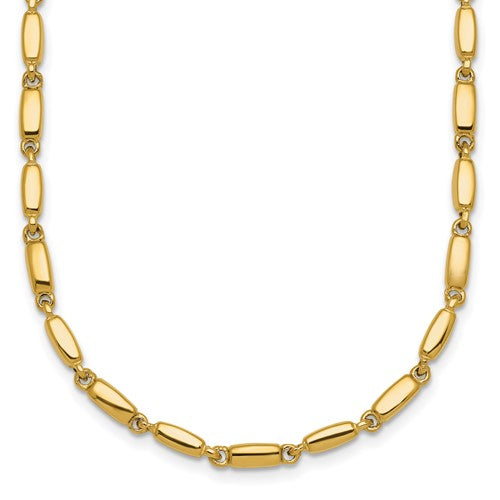 14k-polished-fancy-link-3mm-necklace-SolomonJeweler-Wichita-KS-CustomJewelry