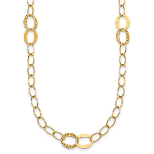 14k-polished-and-diamond-cut-fancy-open-link-16-75in-necklace-SolomonJeweler-Wichita-KS-CustomJewelry