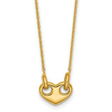 14k-polished-heart-18-inch-necklace-SolomonJeweler-Wichita-KS-CustomJewelry